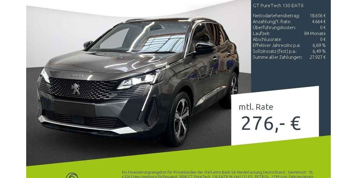 Peugeot 3008 25.464 km 22.940 &euro; Dülmen 48249