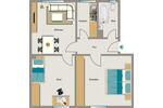 Erdgeschoßwohnung Gelsenkirchen Gelsenkirchen-Mitte - 3.5 Zimmer, 57 m&sup2;, 447&euro; | Angebot:26042966