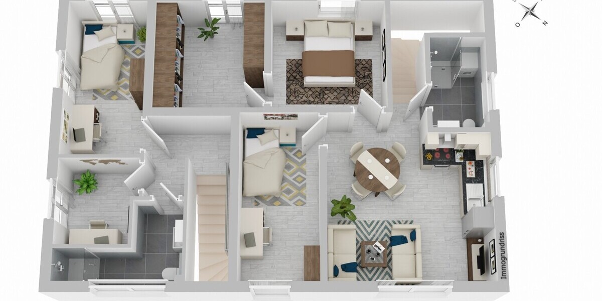 Attraktives Zweifamilienhaus in Olfen–modern, nachhaltig und mit KfW 40+ Standard 8 zimmer