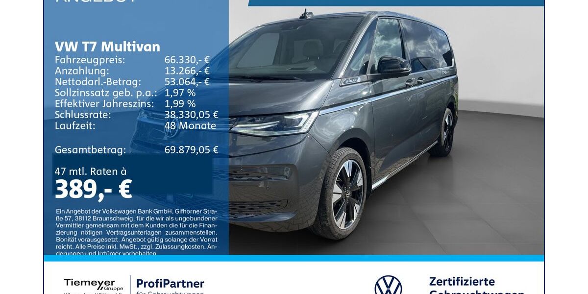 VW T7 Multivan 14.532 km 65.870 &euro; Recklinghausen 45663