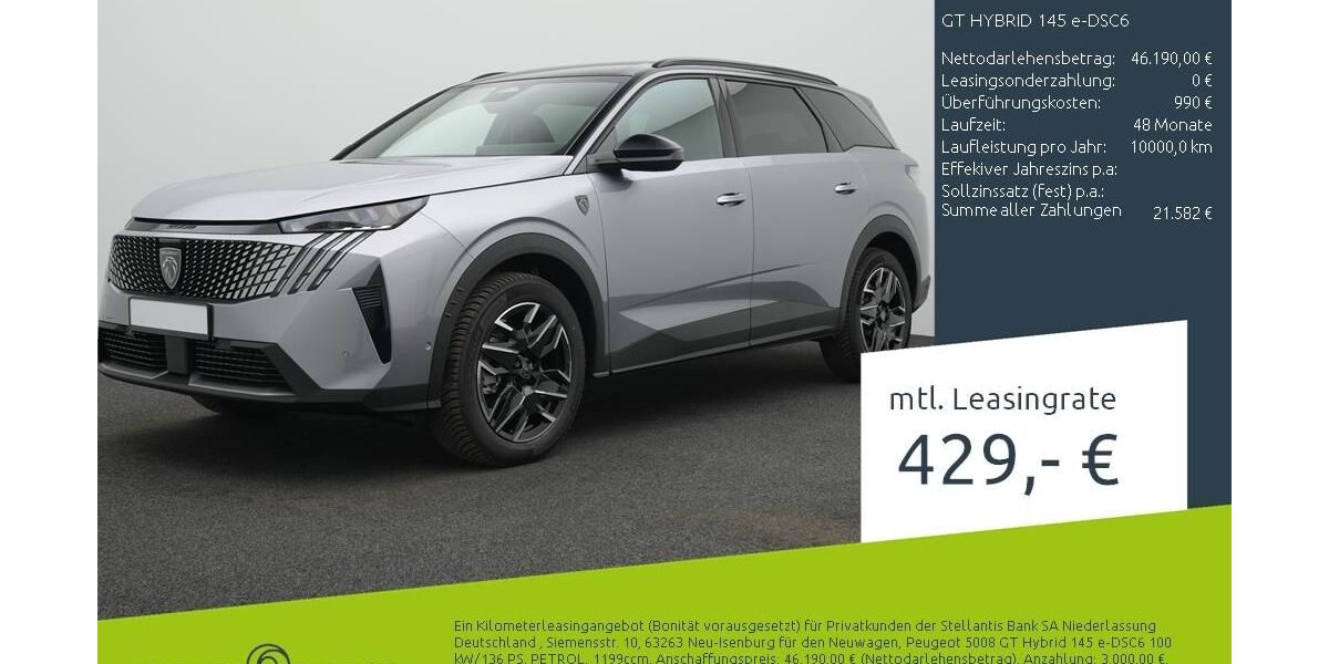 Peugeot 5008 1.236 km 43.770 &euro; Dülmen 48249