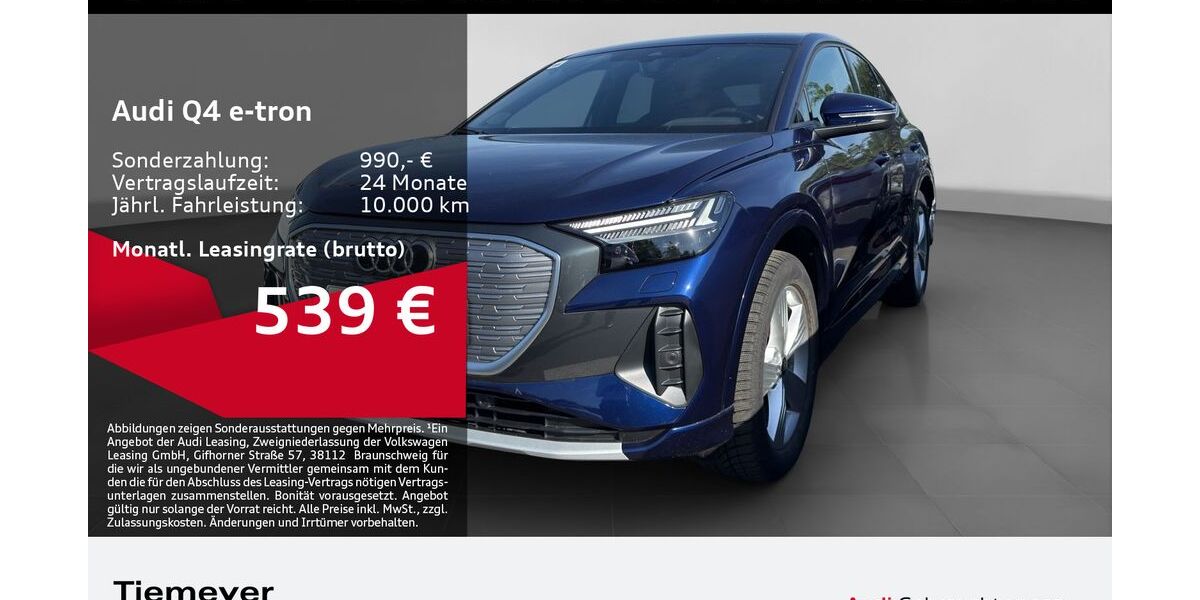 Audi Q4 e-tron 10.442 km 46.880 &euro; Gelsenkirchen 45894