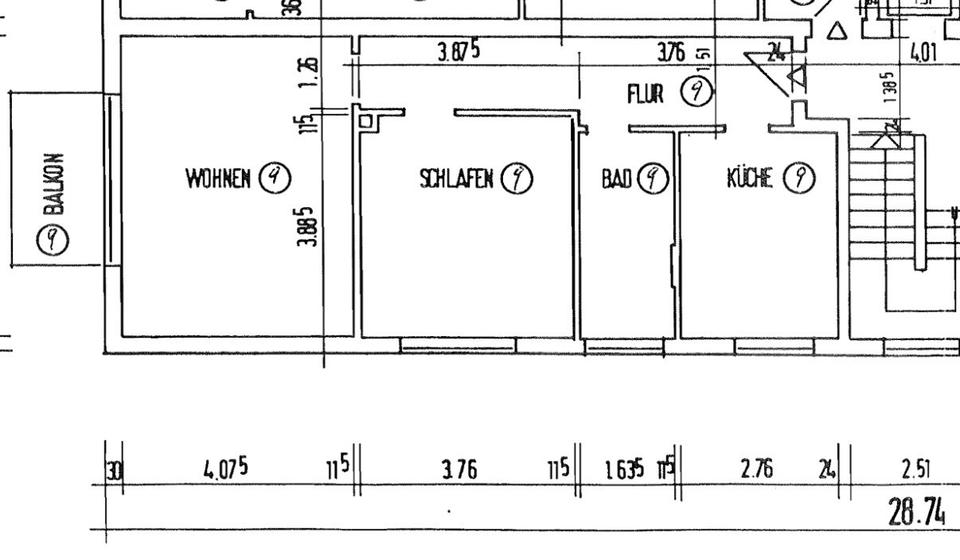 Etagenwohnung Castrop-Rauxel Rauxel - 2 Zimmer, 62 m&sup2;, 525&euro; | Angebot:27584836