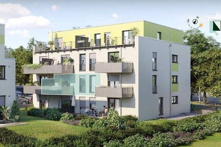 Wohnung mit Balkon, Aufzug und Parkplatz 2 zimmer