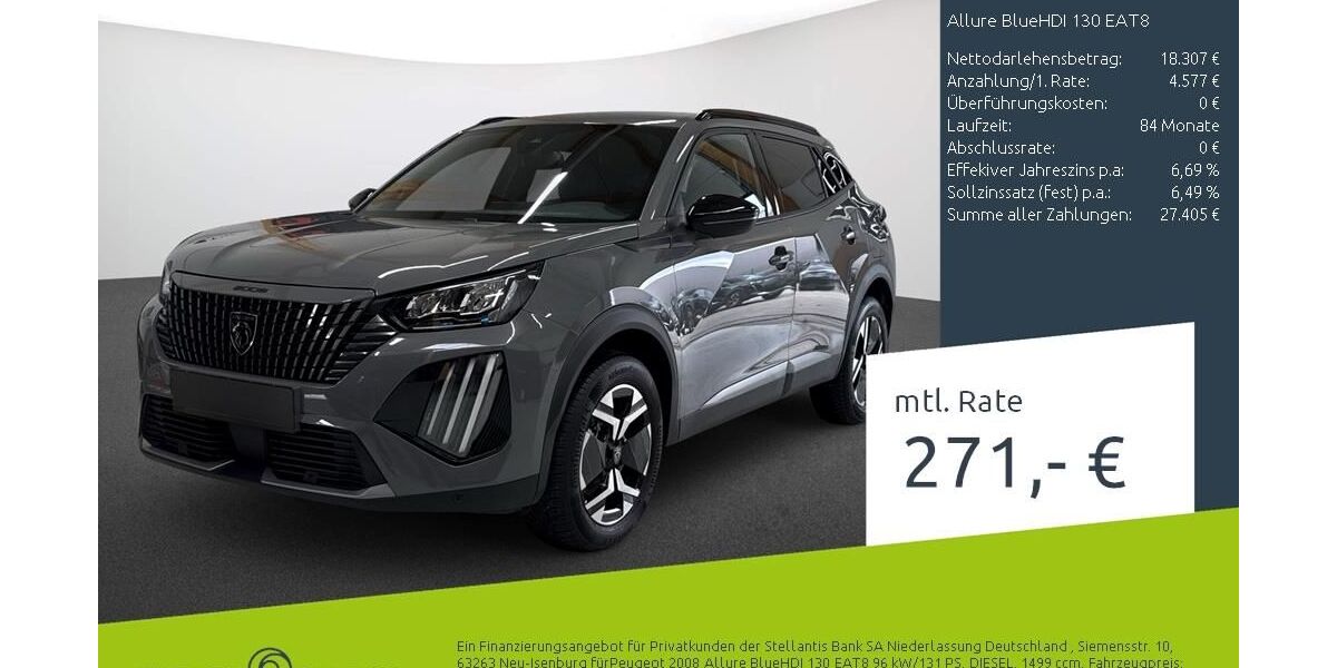 Peugeot 2008 36.266 km 22.884 &euro; Dülmen 48249