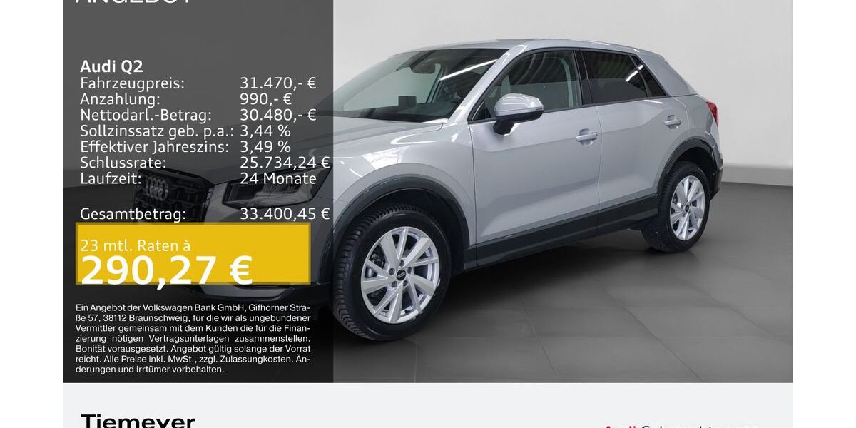 Audi Q2 4.708 km 30.880 &euro; Bochum 44809