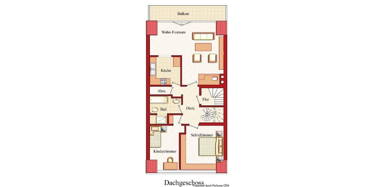 Etagenwohnung Dortmund Hombruch - 4 Zimmer, 76 m&sup2;, 229.000&euro; | Angebot:25744928