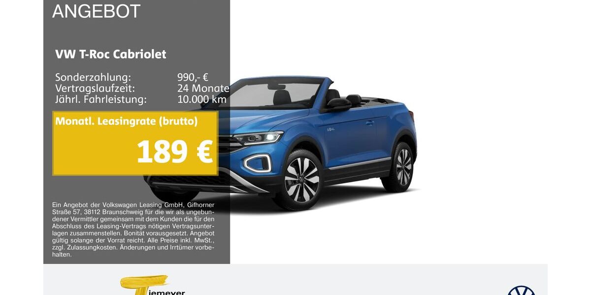 VW T-Roc 5.343 km 25.390 &euro; Oberhausen 46047