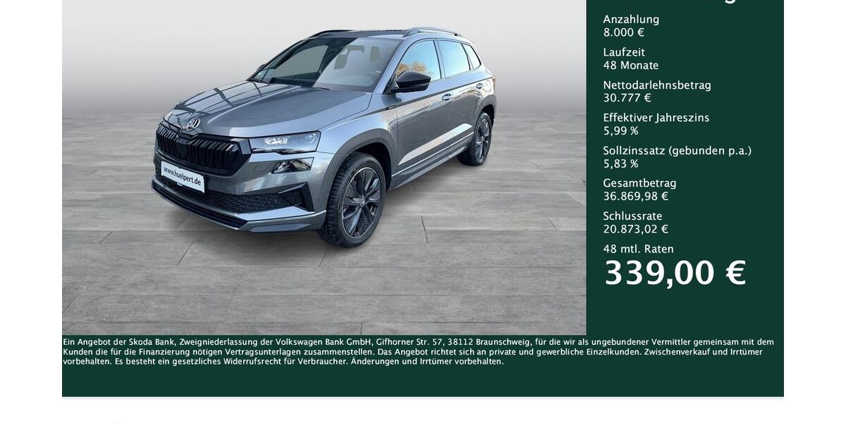 Skoda Karoq 2.350 km 38.777 &euro; Dortmund 44269