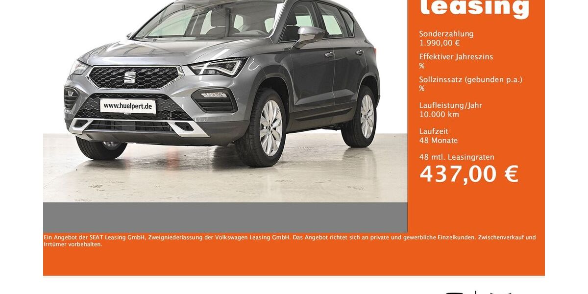 Seat Ateca 1.990 km 33.912 &euro; Dortmund 44269