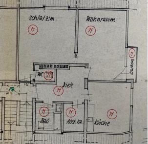 Dachgeschoßwohnung Essen Stadtbezirk V - 2.5 Zimmer, 71 m&sup2;, 689&euro; | Angebot:26337672