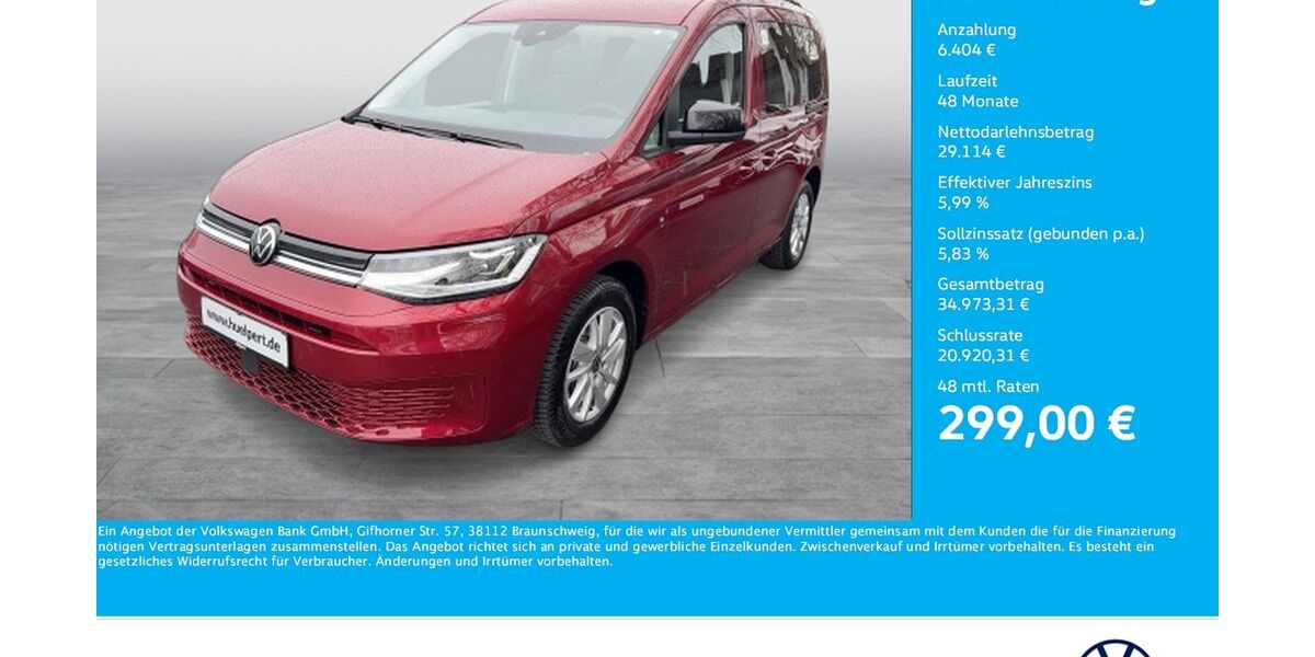 VW Caddy 2.821 km 35.333 &euro; Dortmund 44379