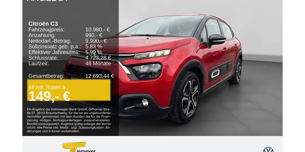 Citroen C3 36.191 km 10.440 &euro; Recklinghausen 45663