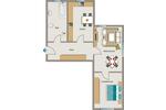 Erdgeschoßwohnung Lünen - 2.5 Zimmer, 69 m&sup2;, 541&euro; | Angebot:26329871