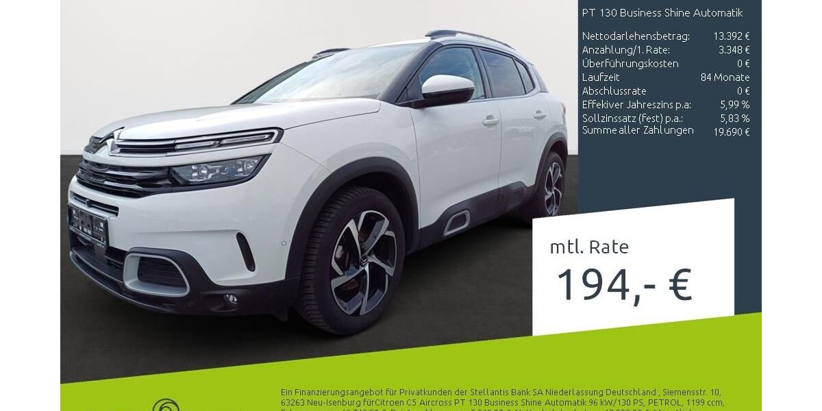 Citroen C5 Aircross 33.590 km 16.280 &euro; Dortmund 44263
