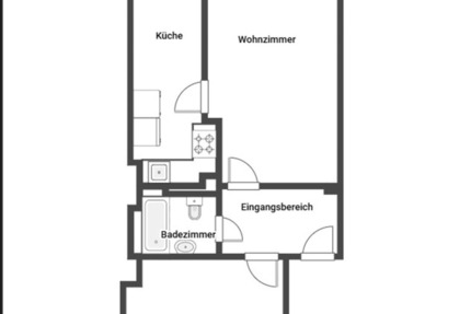 Wohnung Dortmund Innenstadt Nord - 2.5 Zimmer, 49 m&sup2;, 89.000&euro; | Angebot:24617105