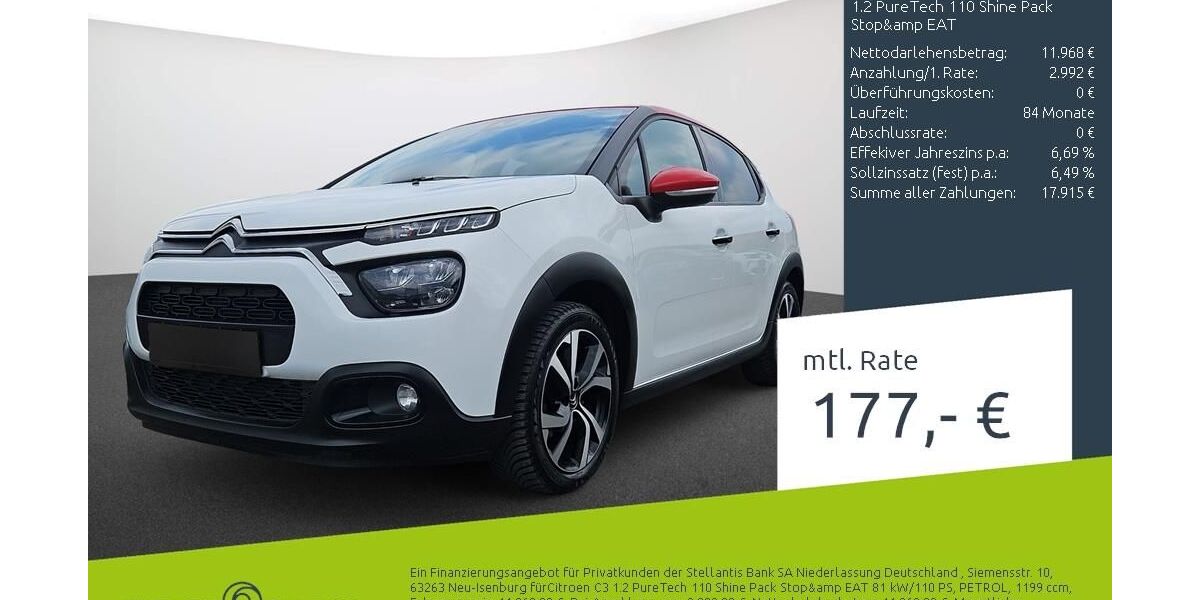 Citroen C3 15.213 km 14.999 &euro; Dülmen 48249