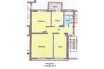 3-Zimmer-Wohnung mit Balkon WG-geeignet