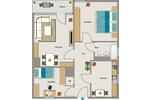Etagenwohnung Gelsenkirchen Rotthausen - 3.5 Zimmer, 70 m&sup2;, 420&euro; | Angebot:25409583