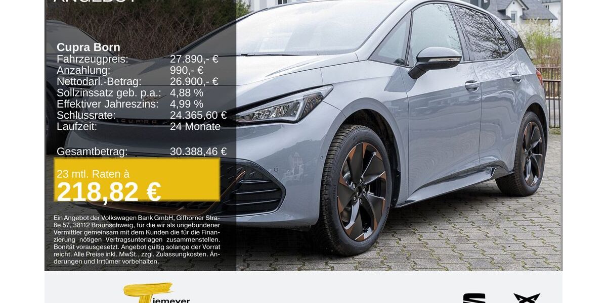 Cupra Born 19.698 km 26.370 &euro; Recklinghausen 45663