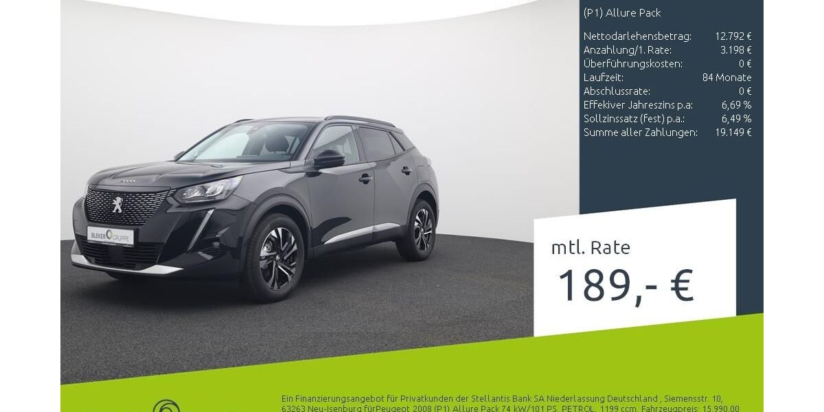 Peugeot 2008 31.255 km 14.940 &euro; Dülmen 48249