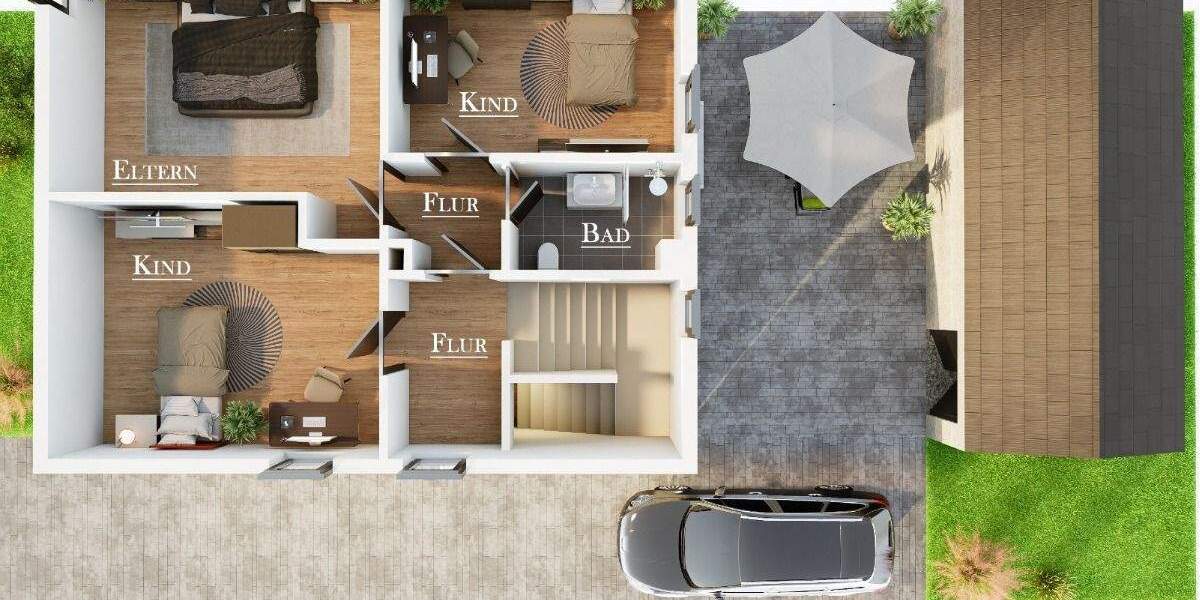 Doppelhaushälfte Herten Scherlebeck - 5 Zimmer, 110 m&sup2;, 249.000&euro; | Angebot:25601022