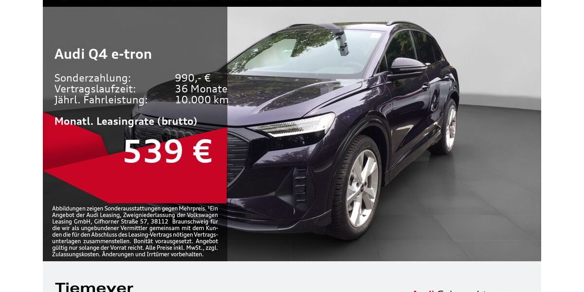 Audi Q4 e-tron 3.345 km 46.330 &euro; Gelsenkirchen 45894