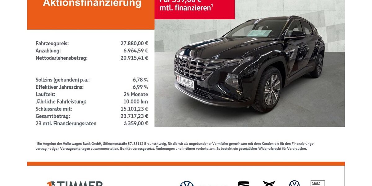 Hyundai TUCSON 47.248 km 26.880 &euro; Dülmen 48249