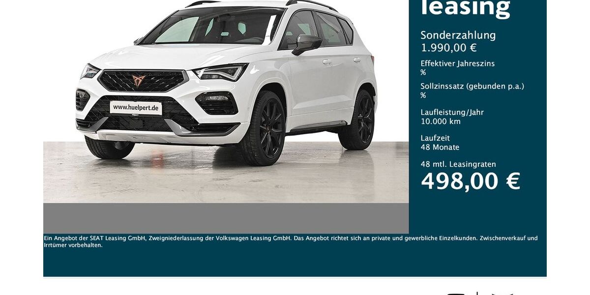 Cupra Ateca 1.990 km 47.685 &euro; Dortmund 44269