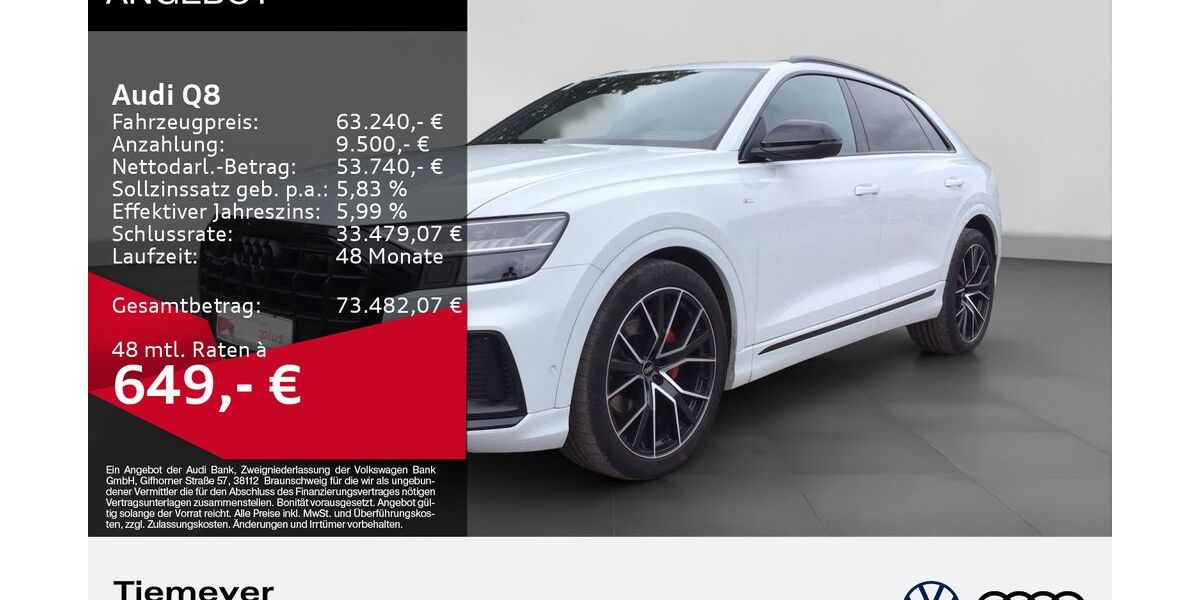 Audi Q8 83.210 km 52.980 &euro; Gelsenkirchen 45894