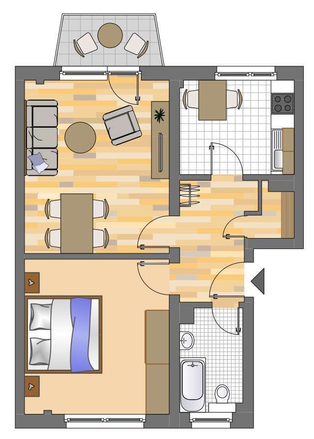 Wohnung zum Mieten in Recklinghausen 197,38 € 49 m²
