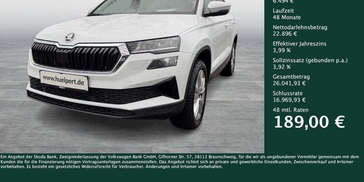 Skoda Karoq 18.401 km 29.390 &euro; Dortmund 44269