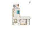 Erdgeschoßwohnung Essen Stadtbezirk V - 2.5 Zimmer, 49 m&sup2;, 486&euro; | Angebot:26361651