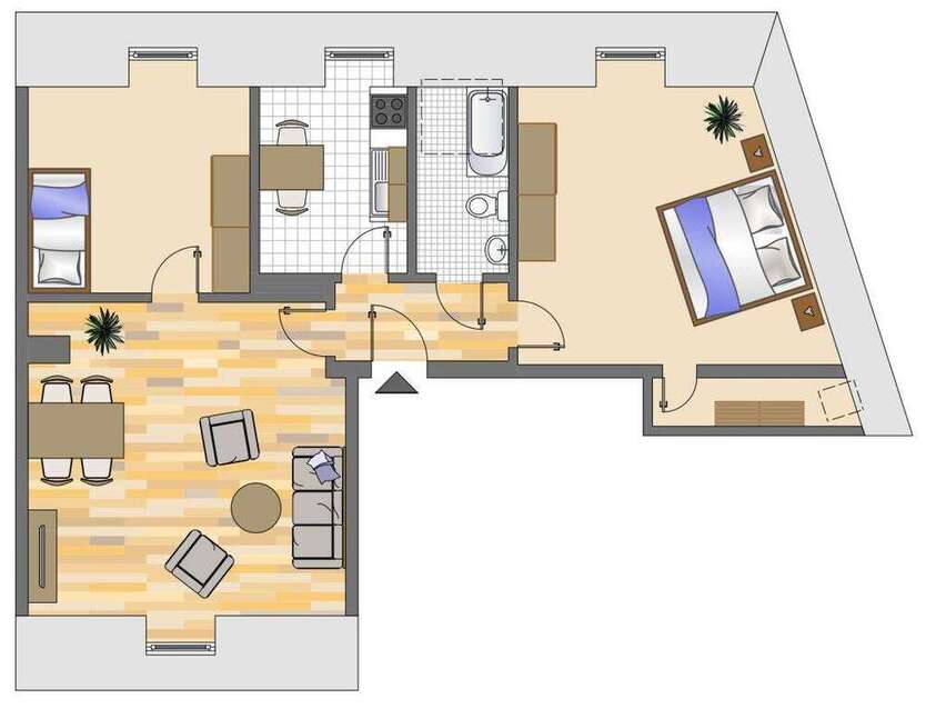 Wohnung zum Mieten in Herne 499 € 71.45 m²