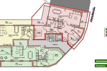 Wohnung zum Mieten in Lünen 1.100,01 € 90.51 m² 3 zimmer