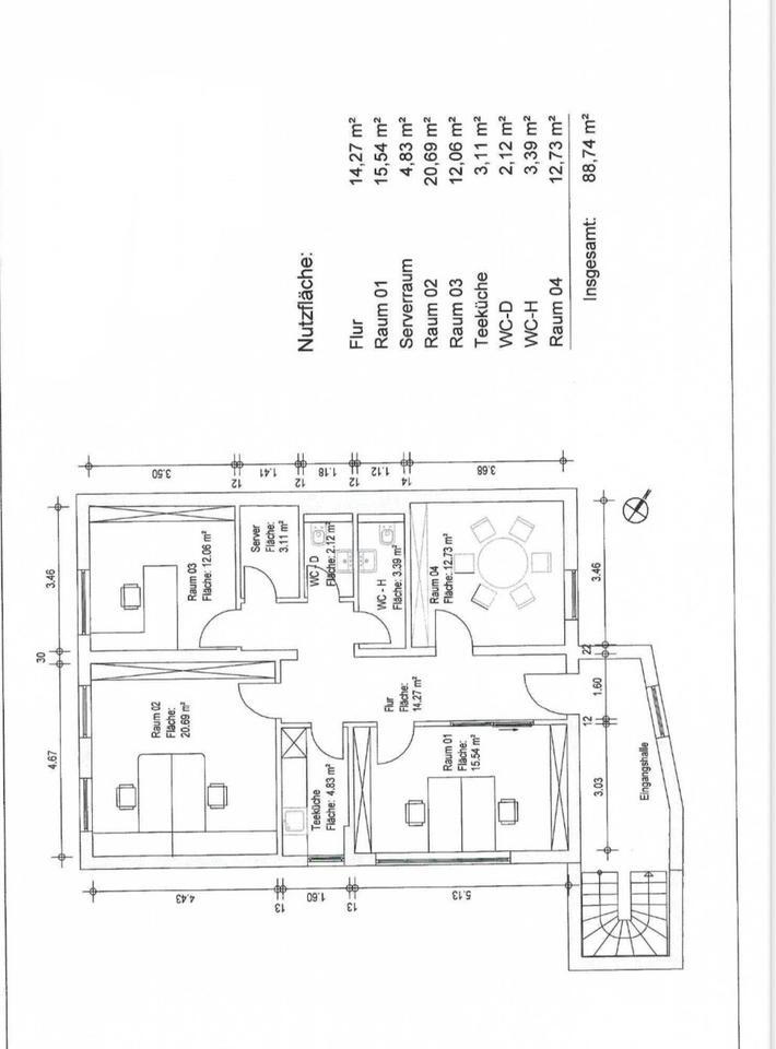 Büro Kernsaniert Erstbezug 88 Quadratmeter zimmer