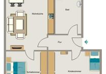 Demnächst frei! 3-Zimmer-Wohnung in Marl Hüls