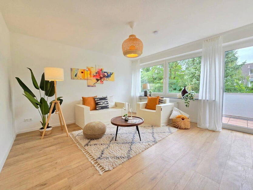 Bezugsfertige Wohnung mit Balkon und eigenem Stellplatz 2 zimmer