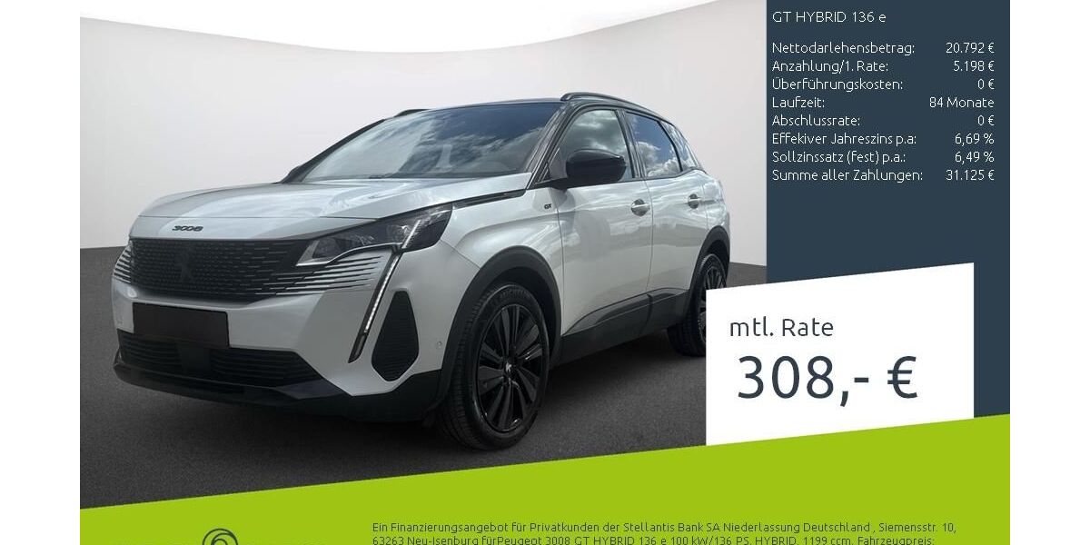 Peugeot 3008 12.568 km 25.979 &euro; Dülmen 48249