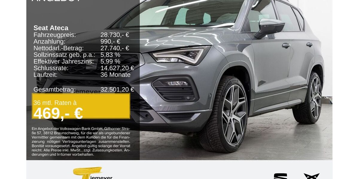 Seat Ateca 49.743 km 28.310 &euro; Bochum 44809