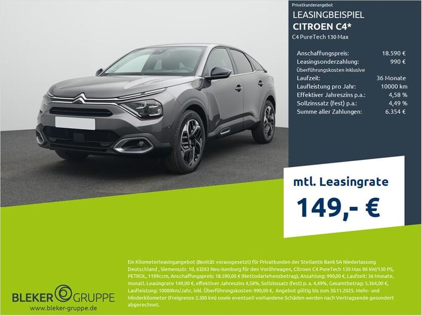 Citroen C4 14.900 km 19.390 € Dülmen 48249
