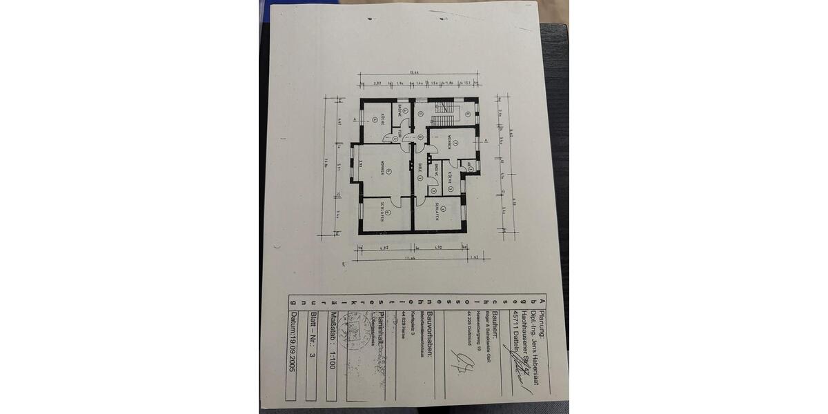 Erdgeschoßwohnung Herne Sodingen - 2 Zimmer, 58 m&sup2;, 59.000&euro; | Angebot:25439889