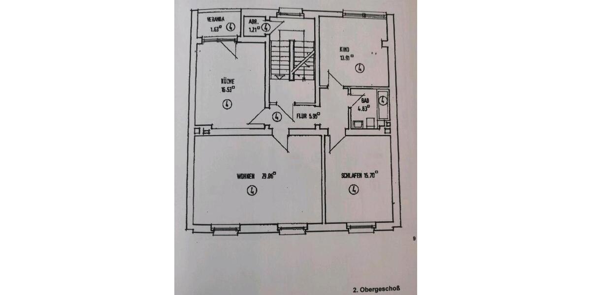 Etagenwohnung Essen Stadtbezirk III - 3 Zimmer, 89 m&sup2;, 175.000&euro; | Angebot:27096101