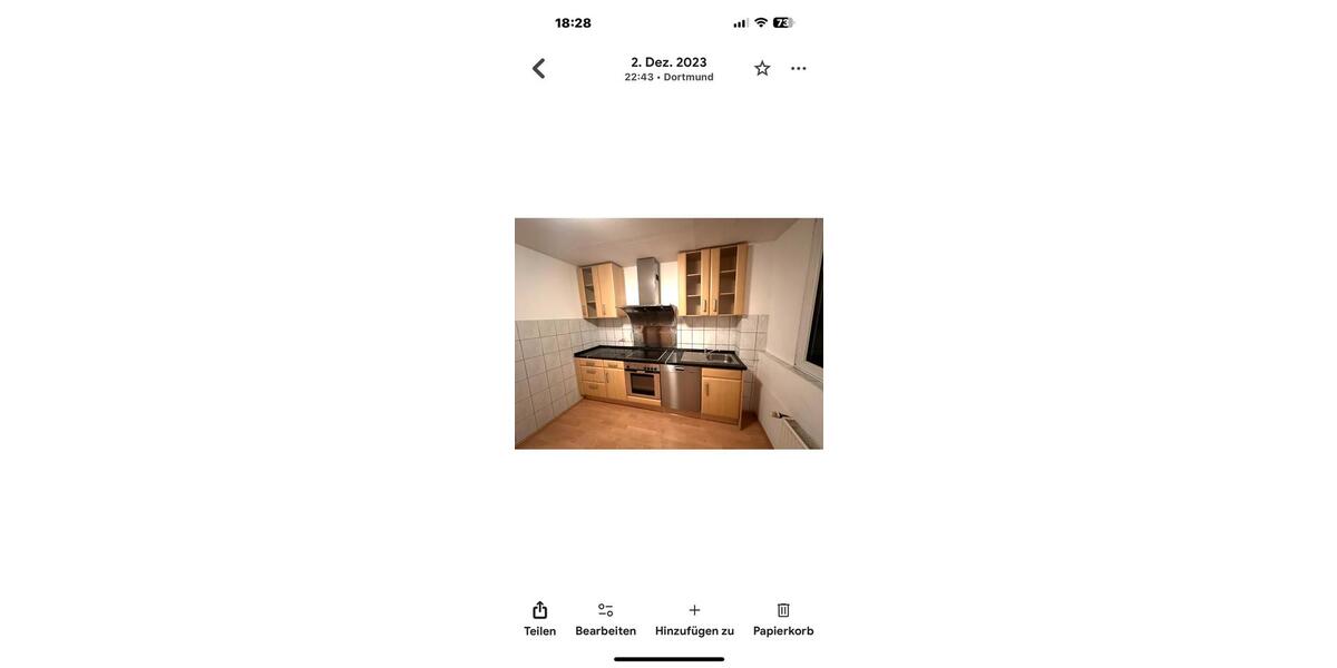 Dachgeschoßwohnung Dortmund Innenstadt West - 2 Zimmer, 45 m&sup2;, 620&euro; | Angebot:26254877