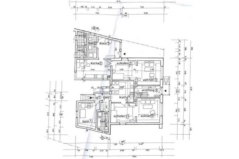Freihstehendes Dreifamilienhaus mit Potential in Recklinghausen provisionsfrei zu verkaufen!