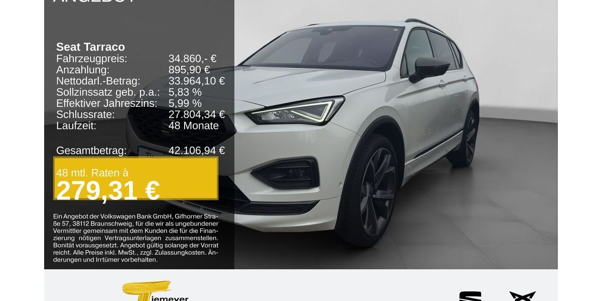 Seat Tarraco 46.700 km 33.880 &euro; Recklinghausen 45663