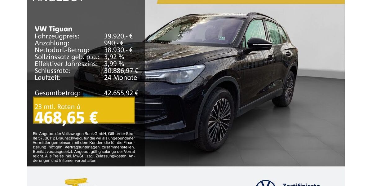 VW Tiguan 18.637 km 38.870 &euro; Castrop-Rauxel 44575