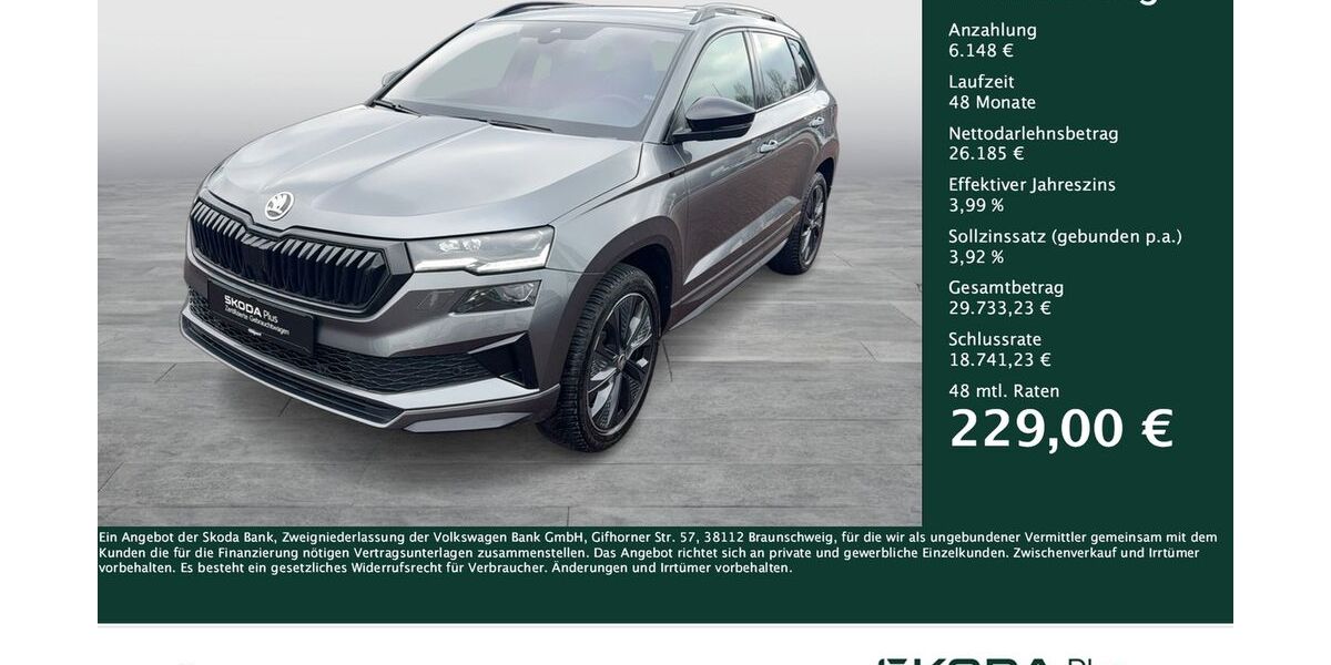 Skoda Karoq 20.323 km 30.888 &euro; Dortmund 44309