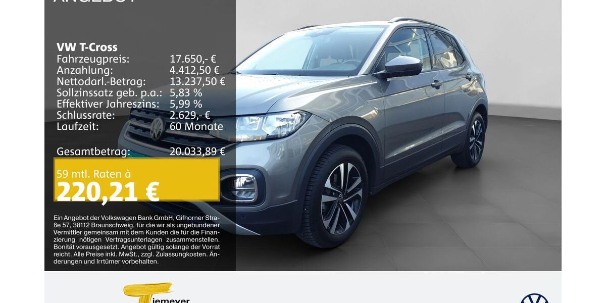 VW T-Cross 48.217 km 17.290 &euro; Bochum 44892