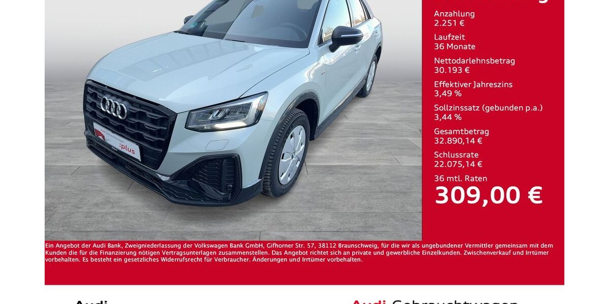 Audi Q2 7.941 km 32.444 &euro; Dortmund 44143